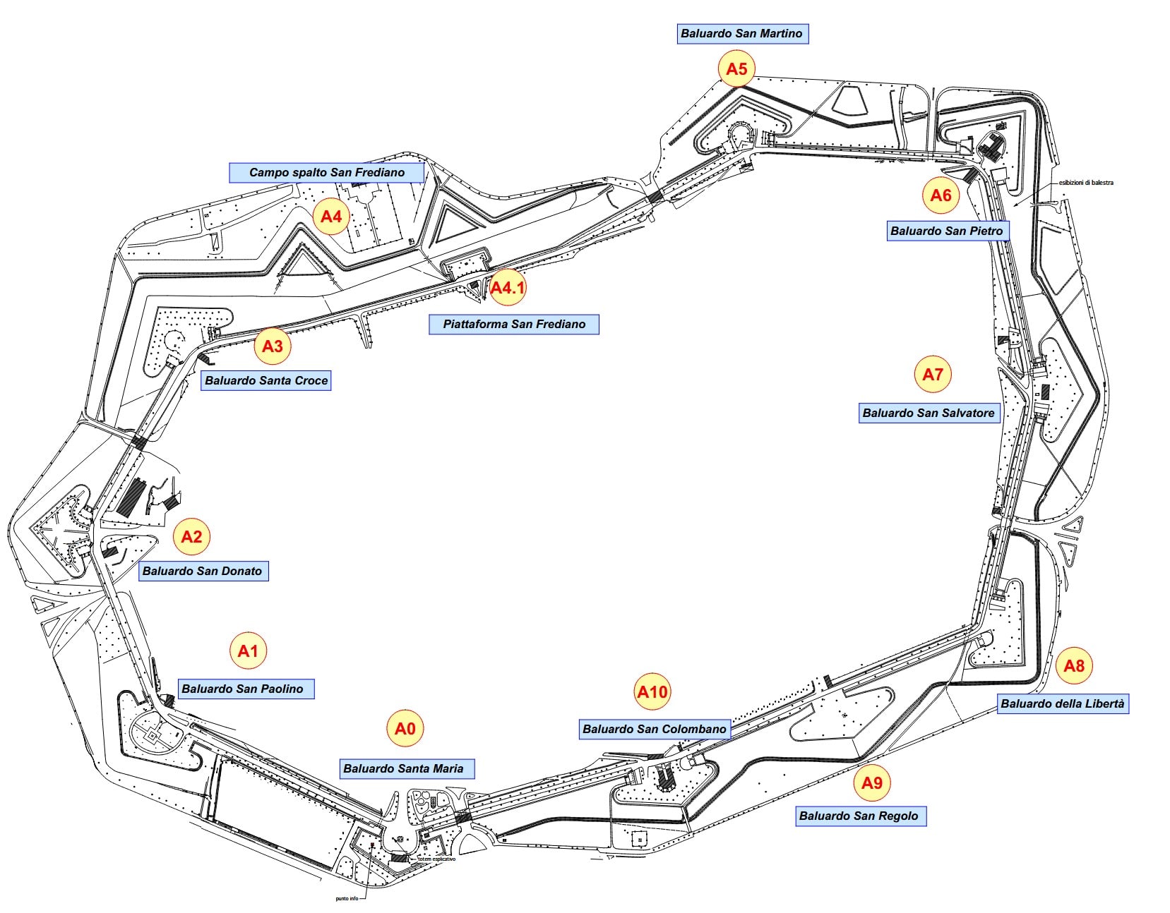PlanimetriaGenerale lucca 25 Historiae festival
