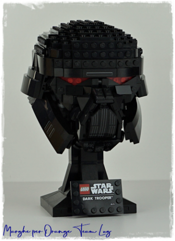 LEGO® STAR WARS™ 75343 DARK TROOPER HELMET: un casco oscuro e minaccioso