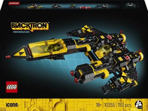 Scontro negli anni '80 con il set 10355 di navi LEGO Icons Blacktron Renegade