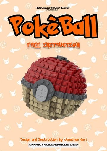 Istruzione gratuite pokeball in mattoncini lego by otlug