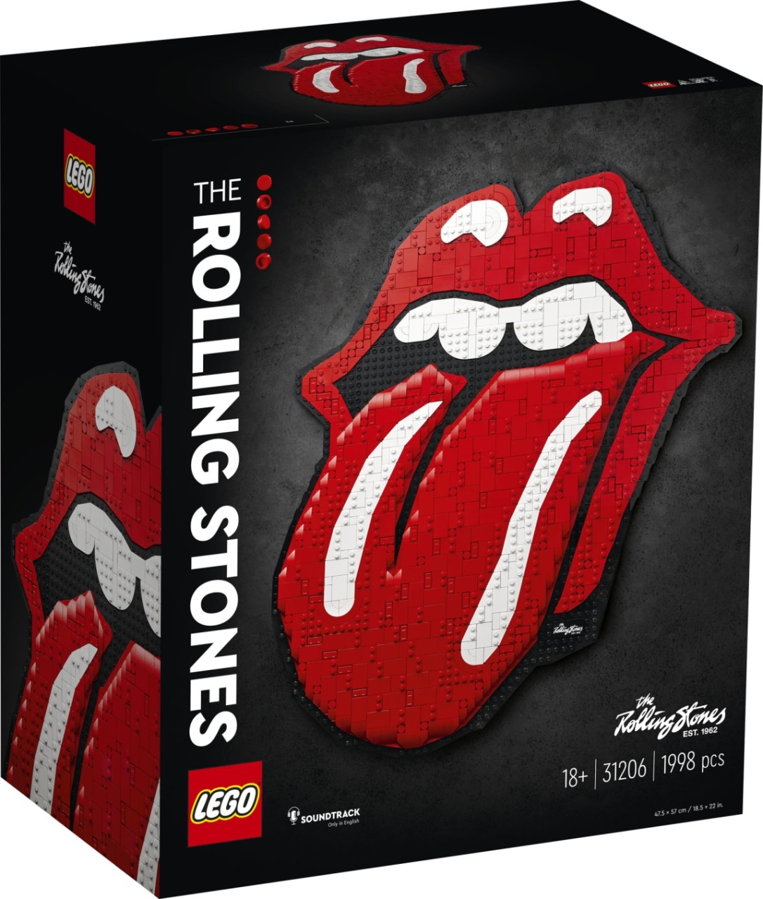 SET 31206 IL GRUPPO LEGO E I ROLLING STONES PRESENTANO IL SET PIÙ ROCK ‘N’ ROLL DI SEMPRE.