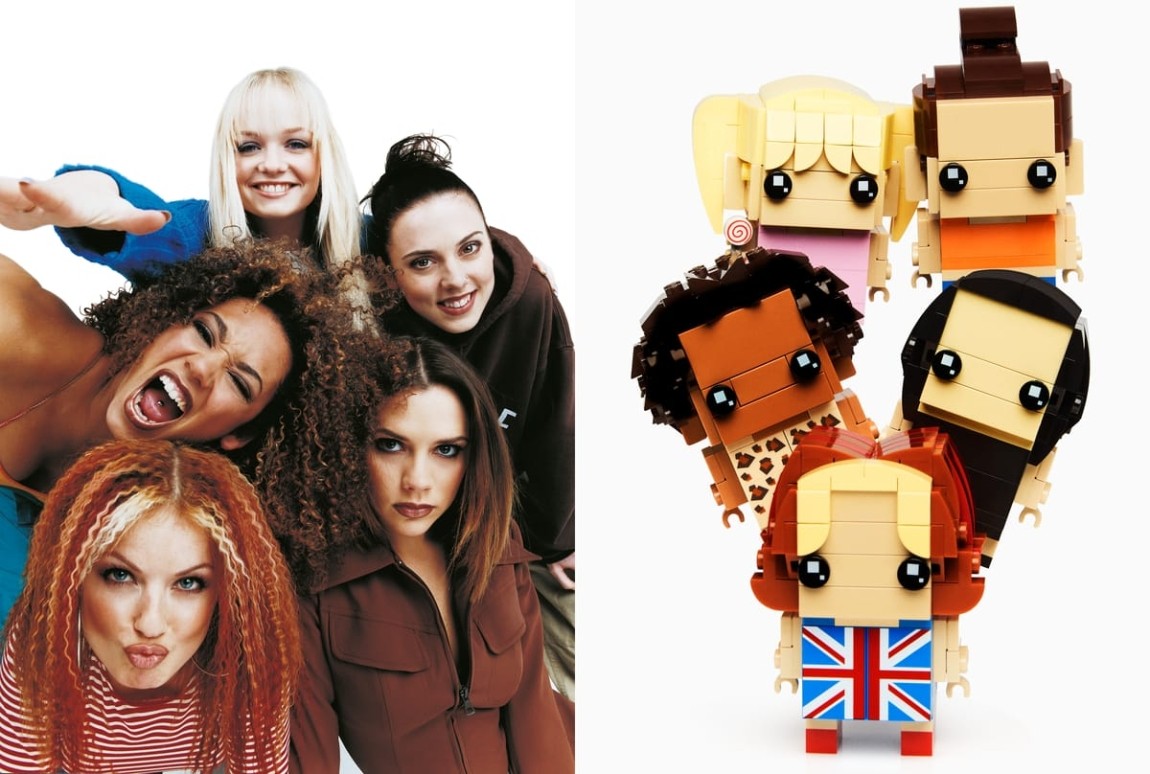 Il ritorno delle SPICE GIRL in mattoncini LEGO formato BRICKHEADZ