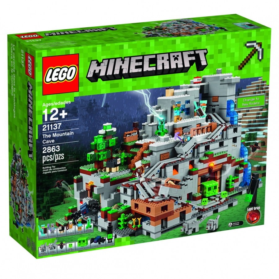 LEGO® Set, 21137 La Miniera di Montagna Minecraft