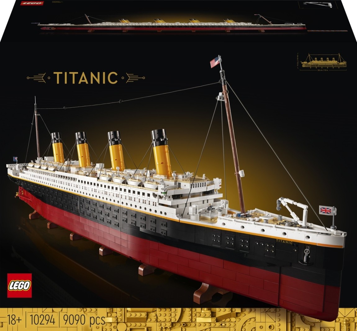 LEGO SET 10294, la nave più famosa di tutti i tempi: l'RMS Titanic in mattoncini