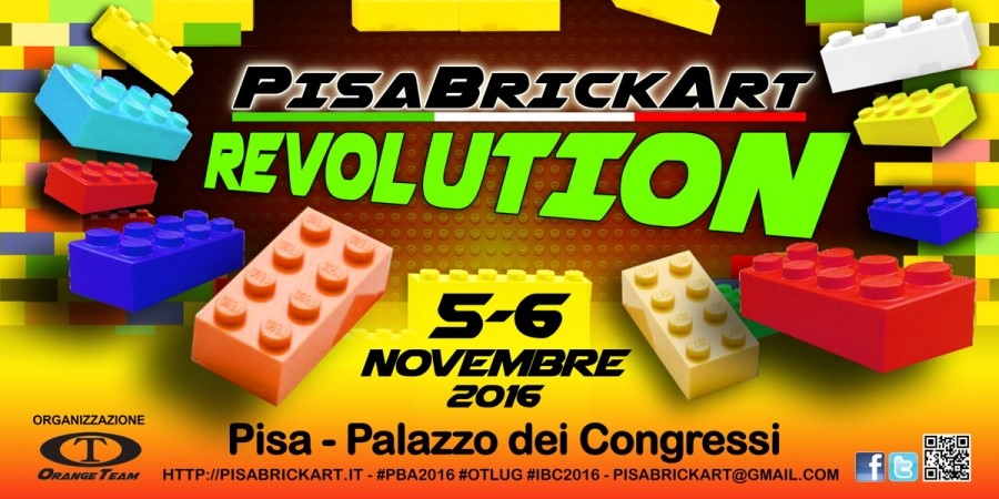 PisaBrickArt REVOLUTION 2016 Esposizione di costruzioni in mattoncini LEGO®