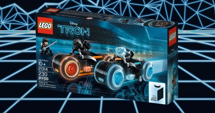 Costruisci, gioca e mostra questo futuristico set LEGO® Ideas 21314 Tron: Legacy Disney