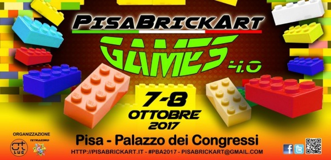 PisaBrickArt GAMES 4.0 2017 Esposizione di costruzioni in mattoncini LEGO®