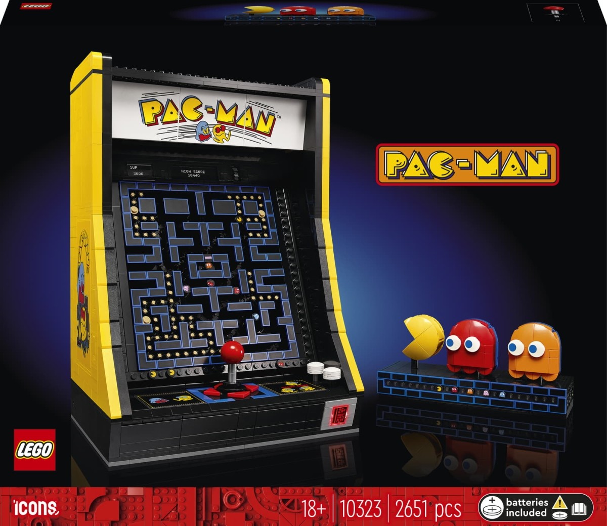 SET LEGO® ICONS 10323, ARCADE PAC-MAN