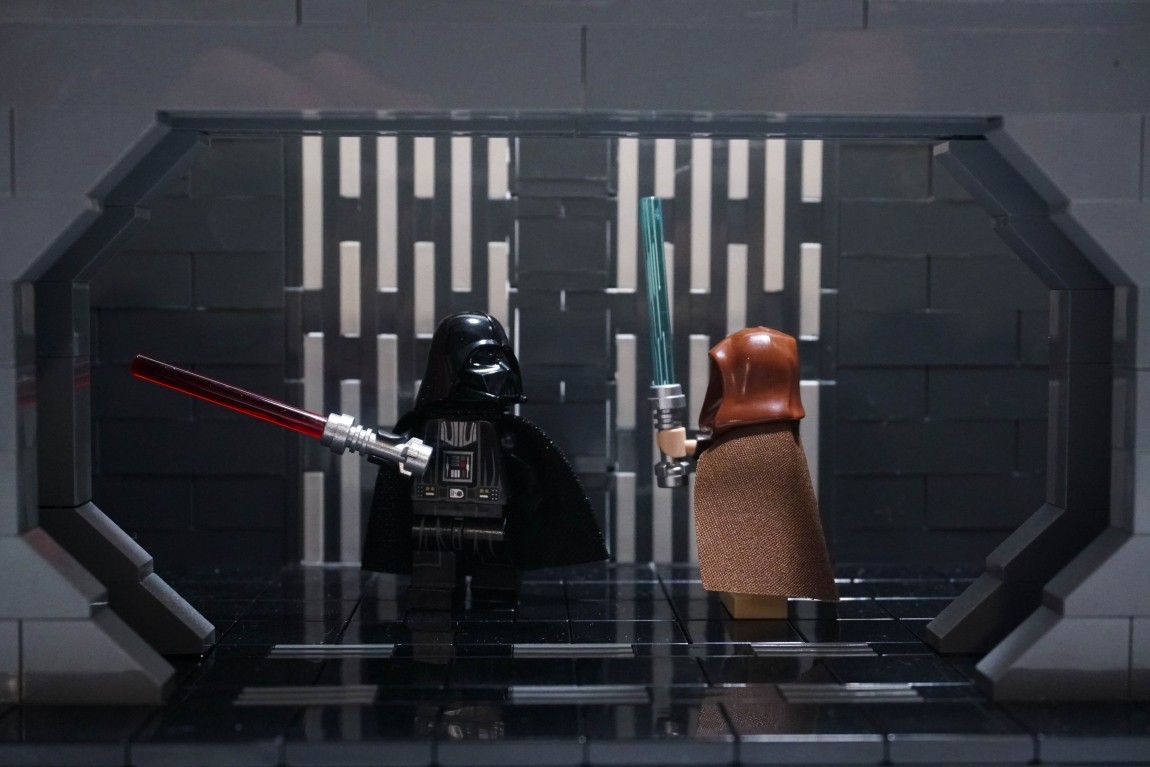 Strike me down... Darth vader vs Ben kenobi