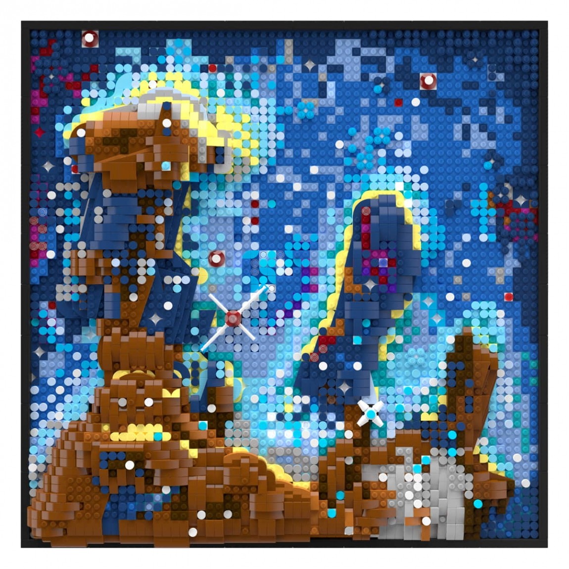 IL GRUPPO LEGO RICREA LA FAMOSA IMMAGINE DEL TELESCOPIO SPAZIALE HUBBLE “I PILASTRI DELLA CREAZIONE” IN FORMATO LEGO