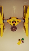TIE FIGHTER YELLOW MOC