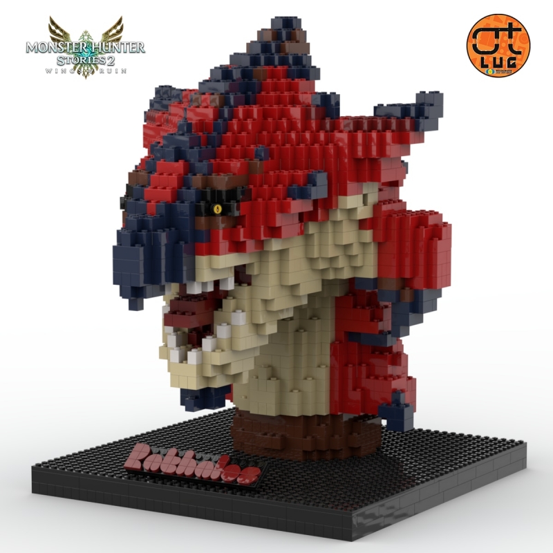 Monster Hunter Stories 2: Wings of Ruin RATHALOS in mattoncini LEGO®
