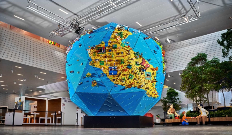 “Rebuild the Word”: svelata oggi l’installazione LEGO che mostra la creatività di oltre 430 bambini da tutto il Mondo