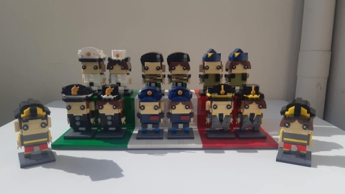 Custom Lego BrickHeadz Forze Armate