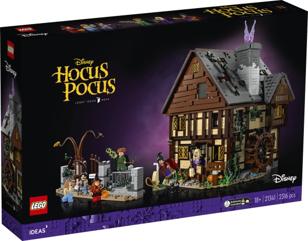 SET LEGO® 21341: Disney Hocus Pocus: Il cottage delle sorelle Sanderson