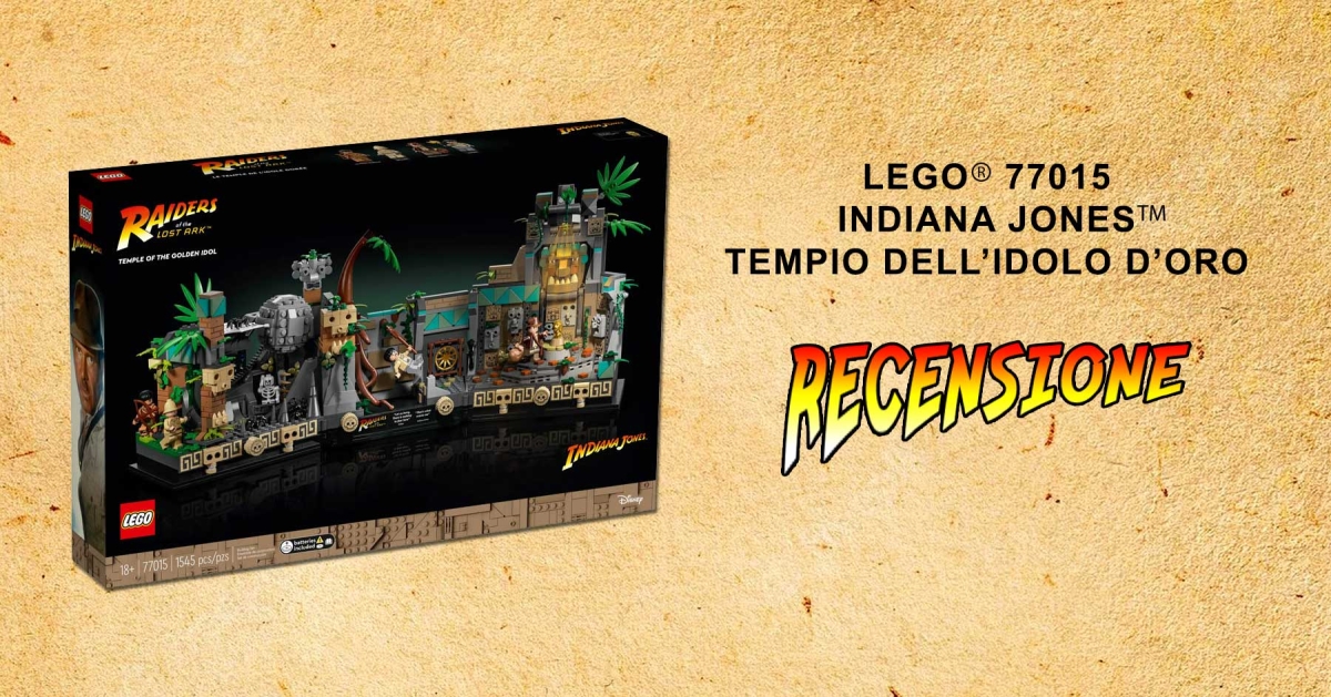 SET LEGO® 77015 INDIANA JONES™ – TEMPIO DELL'IDOLO D'ORO - Recensione -  OrangeTeam LUG