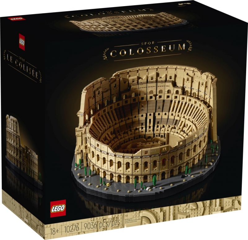SET LEGO® CREATOR Expert 18+, 10276 il COLOSSEO, l&#039;antica ROMA prende vita in 9036 mattoncini