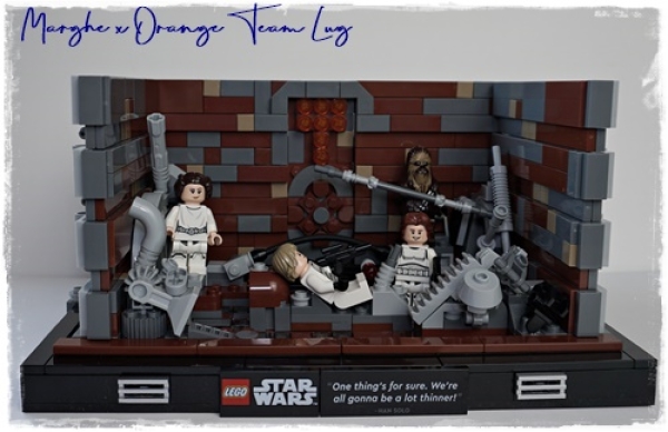 LEGO® STAR WARS™ 75339 DEATH STAR™ TRASH COMPACTOR DIORAMA: diorami galattici da collezione