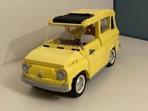 Fiat 500 Giardiniera in mattoncini LEGO