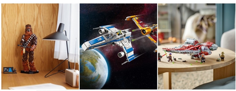 I nuovi set LEGO® Star Wars™ Ahsoka 75362 75364 75357 e Chewbacca 75371 annunciati al San Diego Comic-con