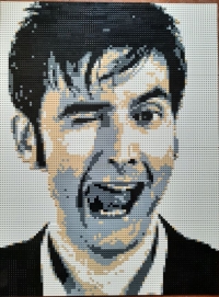 David Tennant Lego Portrait