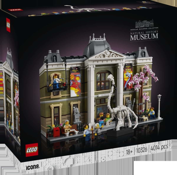 IL GRUPPO LEGO PRESENTA L’ATTESISSIMO SET LEGO ICONS 10326 MUSEO DI STORIA NATURALE, PER SCOPRIRE LA STORIA, MATTONCINO DOPO MATTONCINO