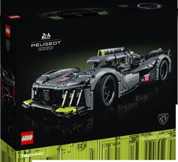 LEGO Technic 42156: PEUGEOT 9X8 24H Le Mans Hybrid Hypercar