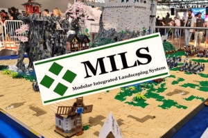 MILS sistema di costruzione paesaggistica in mattoncini LEGO® da utilizzare in diorami collaborativi