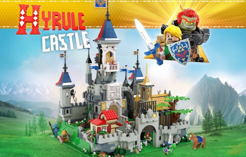 Hyrule Castle, il castello di The Legend Of Zelda prende vita su LEGO® IDEAS