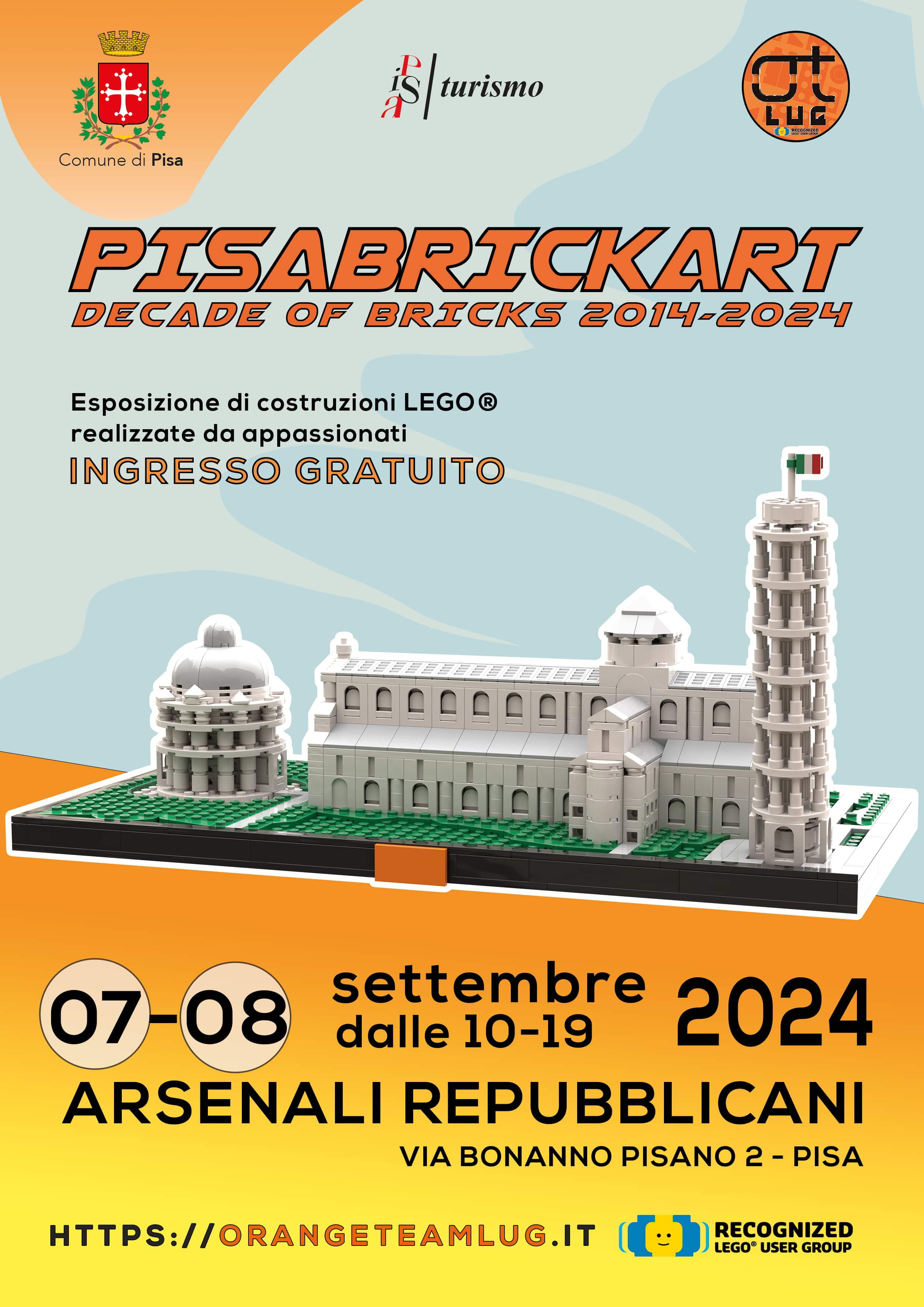 PISABRICKART LEGO® FAN EVENT PISA