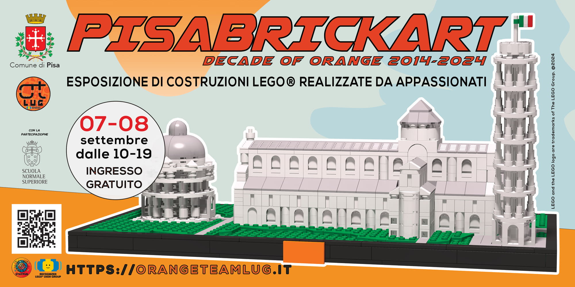 PISABRICKART LEGO® FAN EVENT PISA